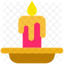 Halloween Vela Luz Icono