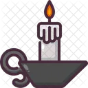 Vela Llama Iluminacion Icono