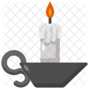 Vela Llama Iluminacion Icono