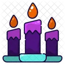 Vela Luz Fuego Icono
