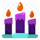 Vela Luz Fuego Icono
