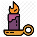 Vela Llama Luz Icono