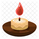 Vela Luz Fuego Icono