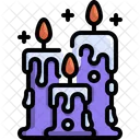Vela Halloween Miedo Icono