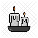 Vela Luz Decoracion Icono