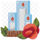 Vela Amor Y Romance Romantico Icono