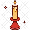Vela Luz Decoracion Icono