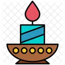 Vela Luz Llama Icono