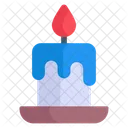 Vela Decoracion Celebracion Icono