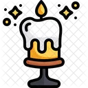 Vela Religion Creencia Icono