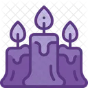 Vela Fuego Luz Icono