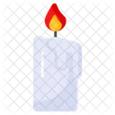Vela Fuego Llama Icono