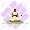 Vela Ardiente Luminosa Icono