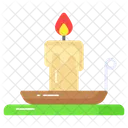 Vela Ardiente Luminosa Icono
