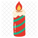 Vela de navidad  Icono