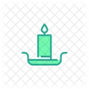 Vela De Yoga Vela Candelero Icon