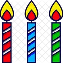 Velas de cumpleaños  Icono