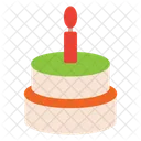 Pastel de velas  Icono