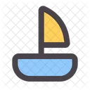 Veleiro Vela Barco Ícone