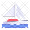 Velero Vela Barco Icono