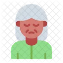 Mulher Velha Idoso Avatar Icon