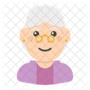 Mulher Avo Idosa Icon