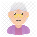 Mulher Avo Idosa Icon