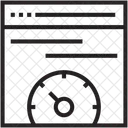Sitio Web Velocidad Web Icono
