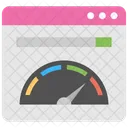 Web Pagina Velocidad Icono