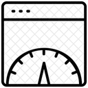 Velocidad Del Sitio Web Velocidad De La Pagina Web Rendimiento Del Sitio Web Icono