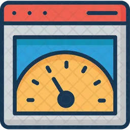 Velocidad del sitio web  Icono
