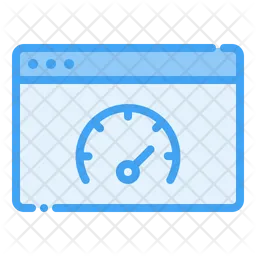 Velocidad del sitio web  Icono