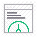 Internet Velocidade Navegador Ícone