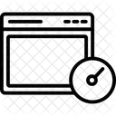 Velocidade Da Internet Teste De Velocidade Analisador Web Ícone