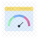 Velocidade Da Pagina Velocidade Velocimetro Ícone