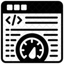Velocidade da página  Ícone