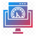 Velocidade Velocimetro Teste De Velocidade Ícone