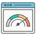 Teste De Velocidade Velocidade Da Web Verificacao De Velocidade Ícone