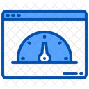 Velocidade Da Web Site Teste De Velocidade Ícone