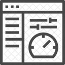 Velocidade do navegador  Ícone