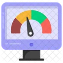 Velocidade Do Sistema Desempenho Do Sistema Teste De Velocidade Online Ícone