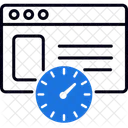 Velocidade Do Site Rapido Lento Ícone