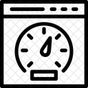 Velocidade Internet Site Ícone