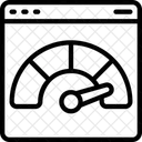 Velocidade Do Site Desempenho Da Web Desempenho Ícone