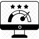 Tablero Del Velocimetro Computadora Portatil Rendimiento Icono