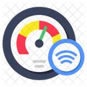 Velocity Speedometer Measurement Icon