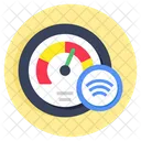 Velocity Speedometer Measurement Icon