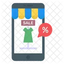 Venda de roupas  Ícone
