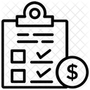 Vendas E Ofertas Lista De Verificacao Plano De Negocios Ícone