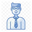 Vendedor Negocios Distribuidor Icono
